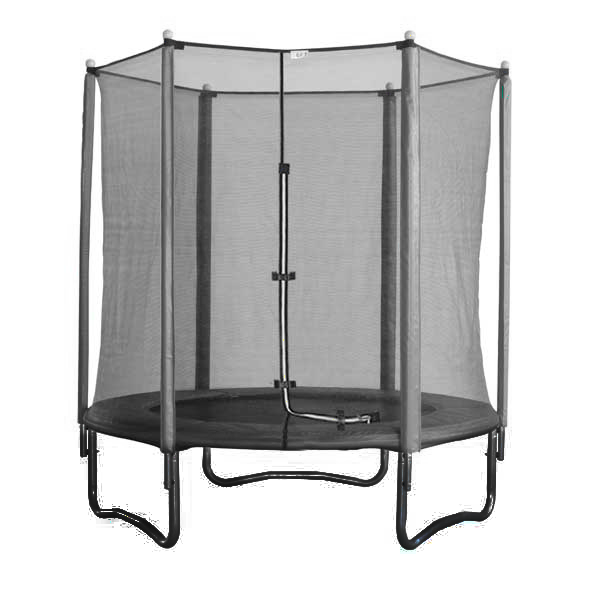 6ft Powder Coated Trampoline with Safety Enclosure