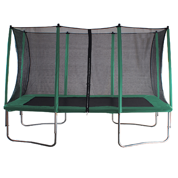 8x12ft Rectangular Trampoline with Safety Enclosure