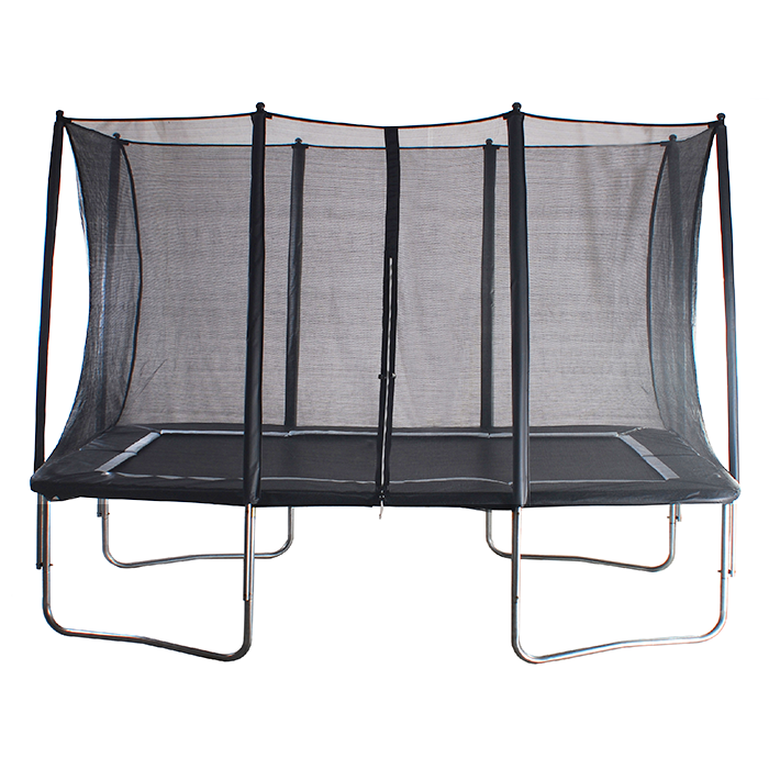 7x11ft Rectangular Trampoline with Safety Enclosure