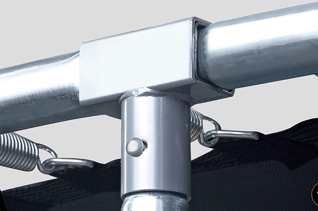 Velocity 16ft Powder Coated Trampoline with Safety Enclosure - Image 3