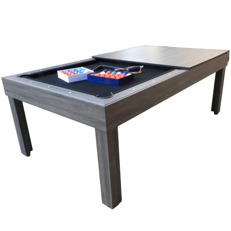 Walker & Simpson Vegas Deluxe 7ft Slate Pool Table with Dining Top