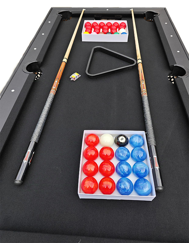 Walker & Simpson Vegas Deluxe 7ft Slate Pool Table with Dining Top