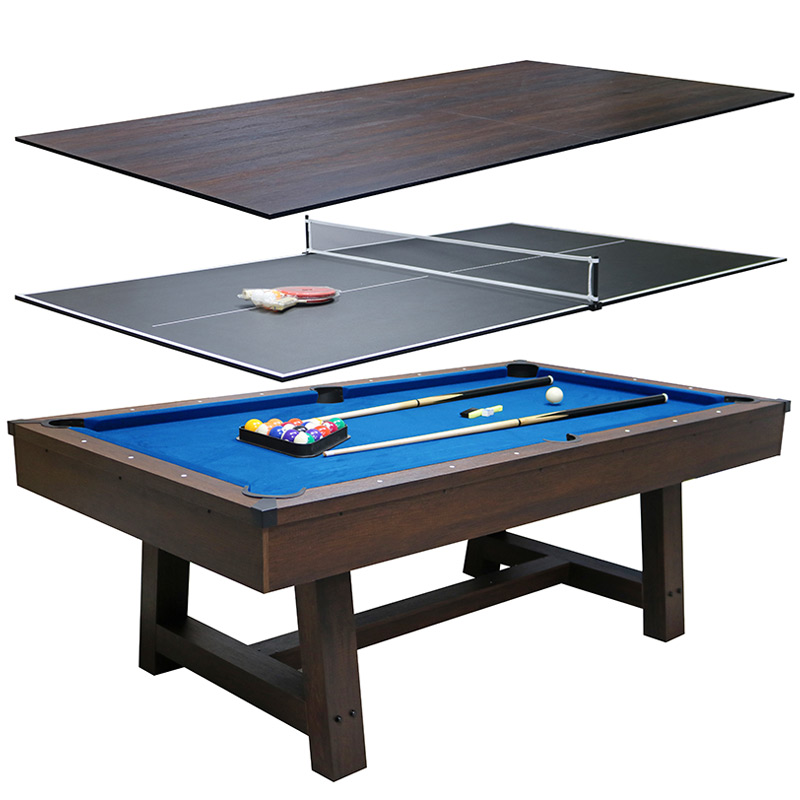 Walker and Simpson Deluxe 7ft Pool Table with Dinning Top and Table Tennis - Image 7