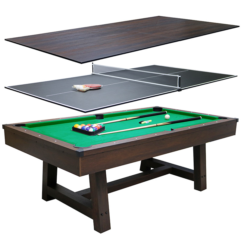 Walker and Simpson Deluxe 7ft Pool Table with Dinning Top and Table Tennis - Image 6